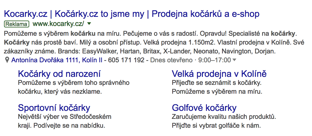 PPC reklama kocarky.cz